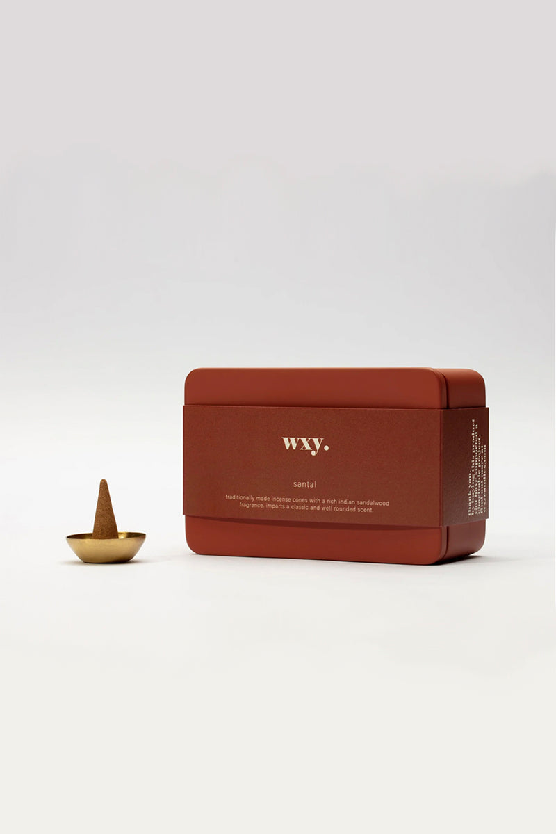 WXY Incense Cones<br>Santal (Rust)