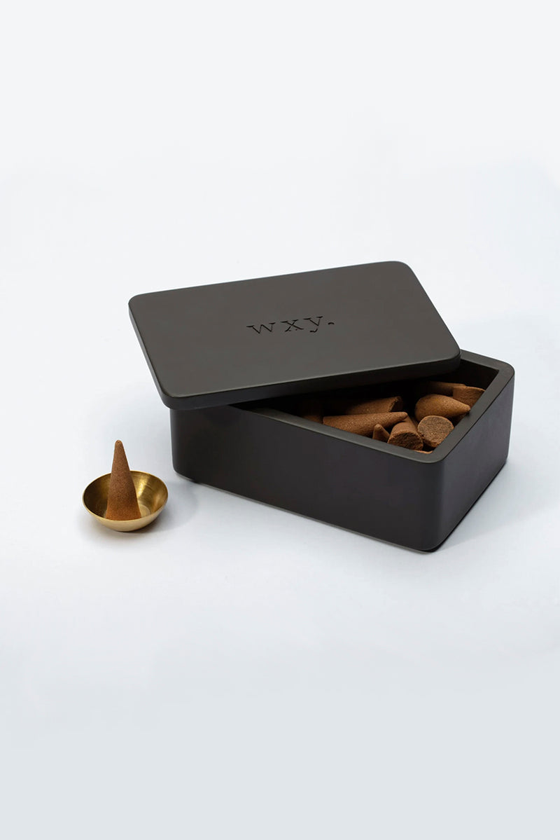 WXY Incense Cones<br>Oudh (Mahogany Black)