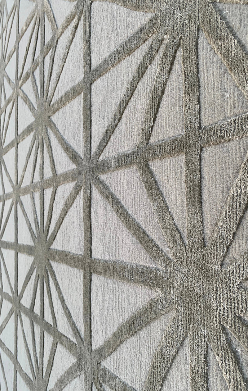 Astral Rug Pattern Customised Astral Rug by Glasgow textile designer Niki Jones
