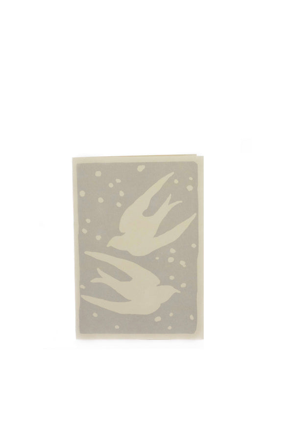 Birds in Snow Card Single