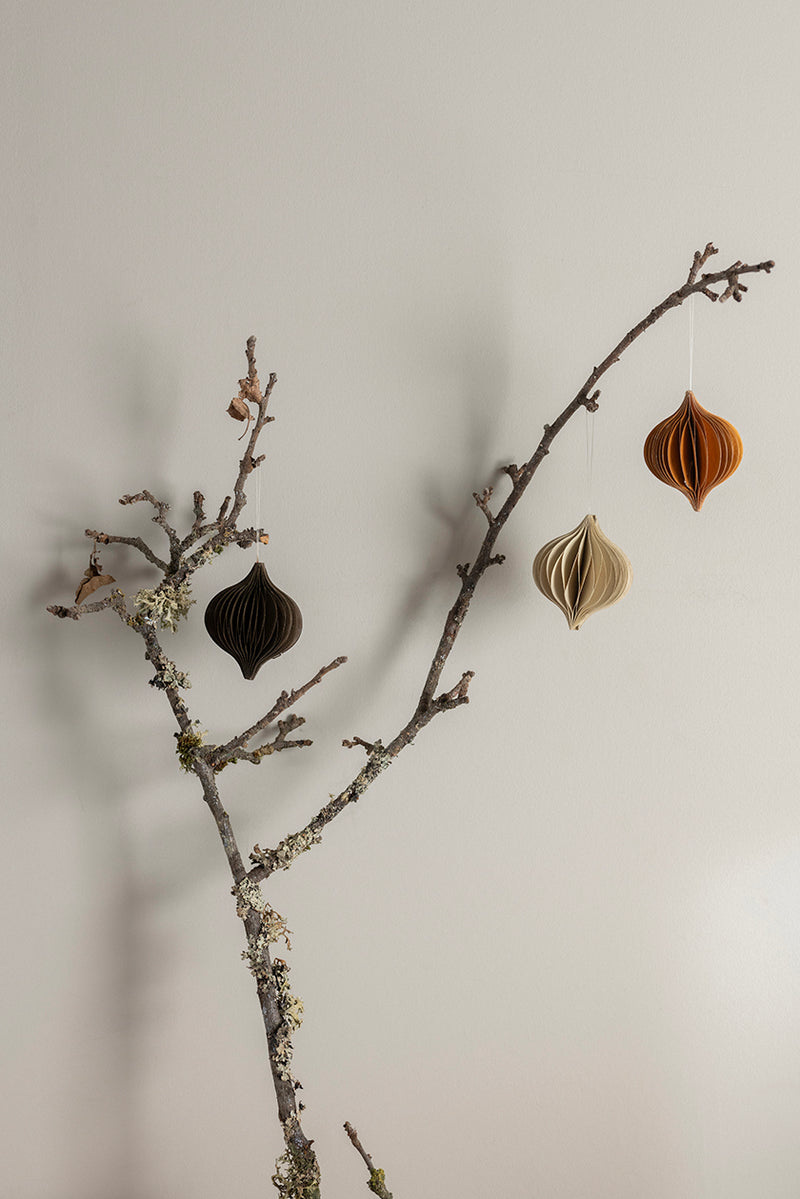 Paper Drop Espresso Set of 3