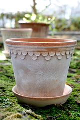 Copenhagen Pot & Saucer- 18cm