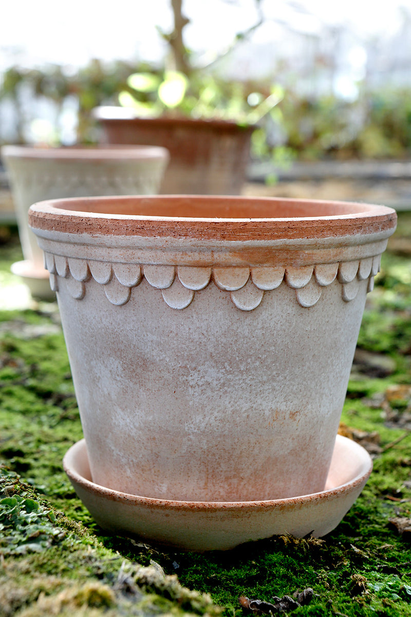 Copenhagen Pot & Saucer- 18cm