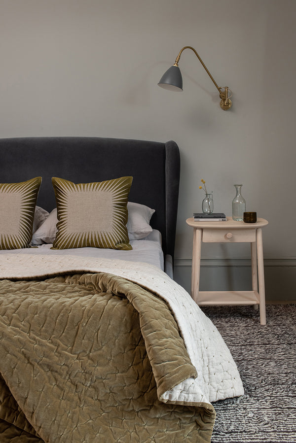 Velvet Linen Bedspread
