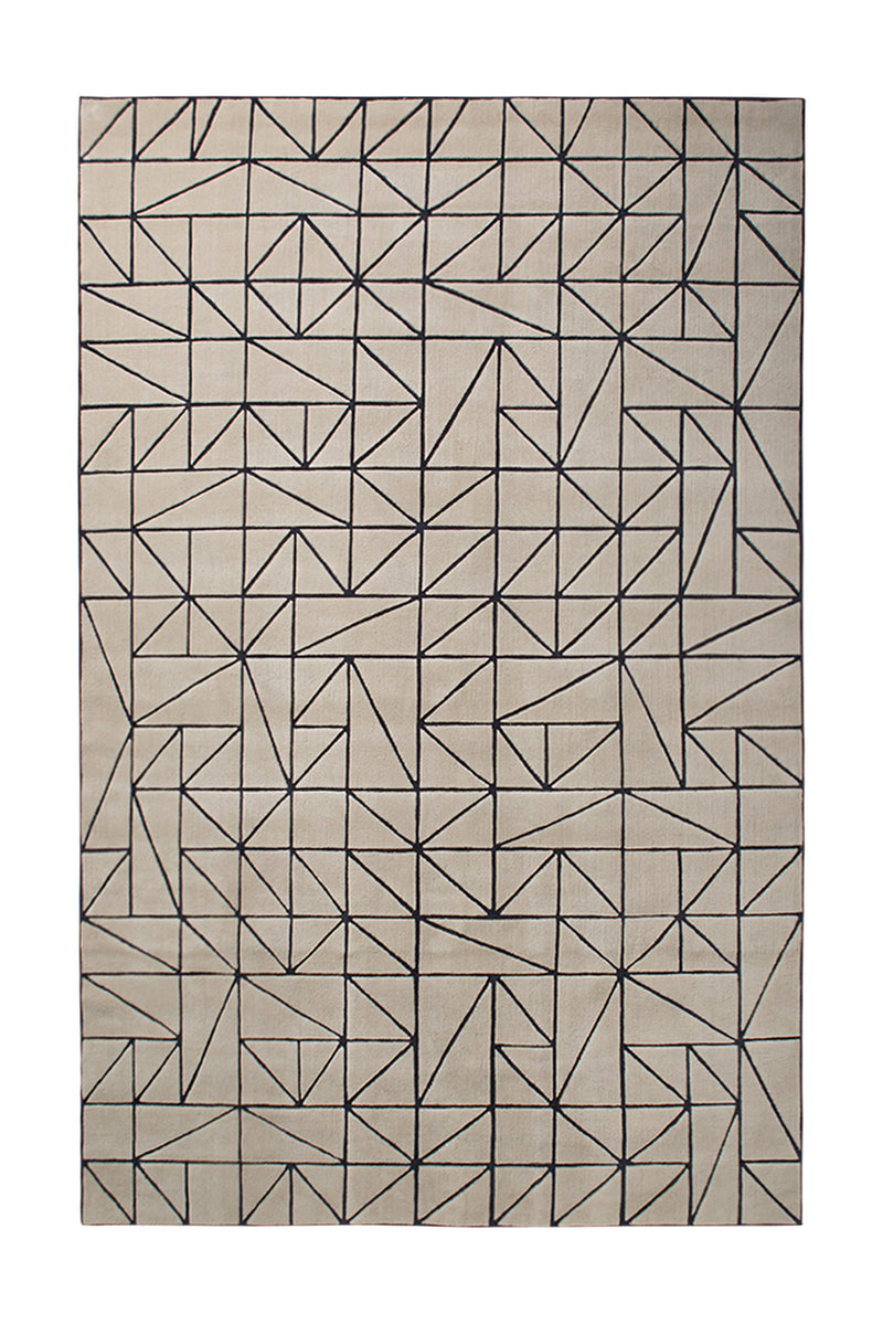 Linear Geometric Rug Geometric Linear Rug by Scottish textile designer Niki Jones