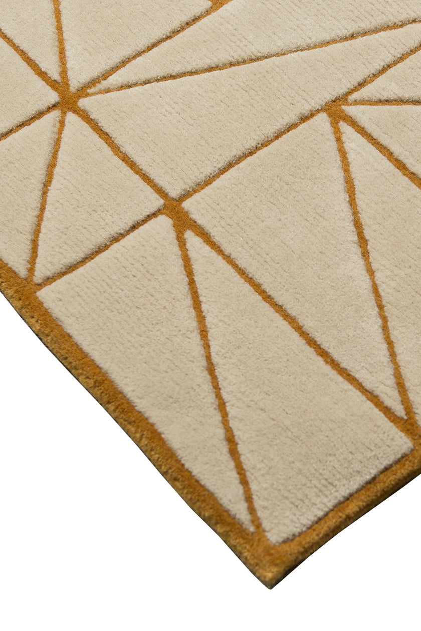 Geometric Linear Rug by Scottish textile designer Niki Jones