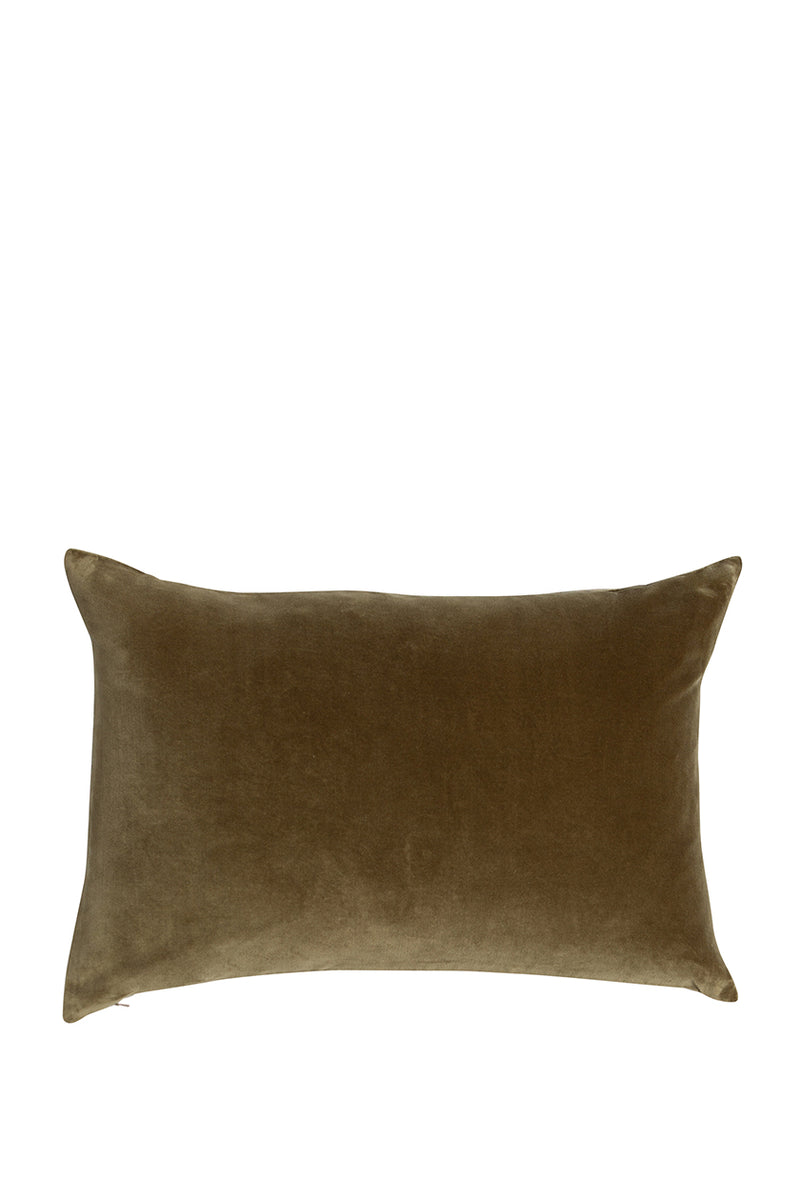 Velvet Linen Rectangular Cushion Cover