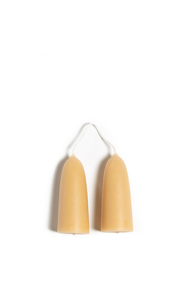 Stumpie Beeswax Candle Pair