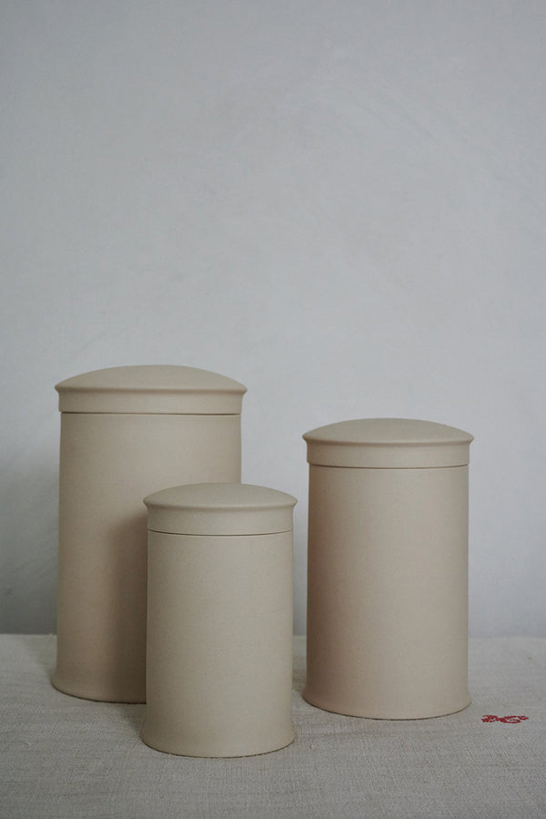 Stoneware Storage Jar