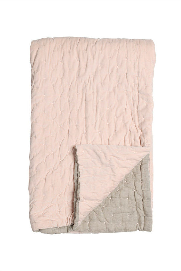 Velvet Linen Bedspread