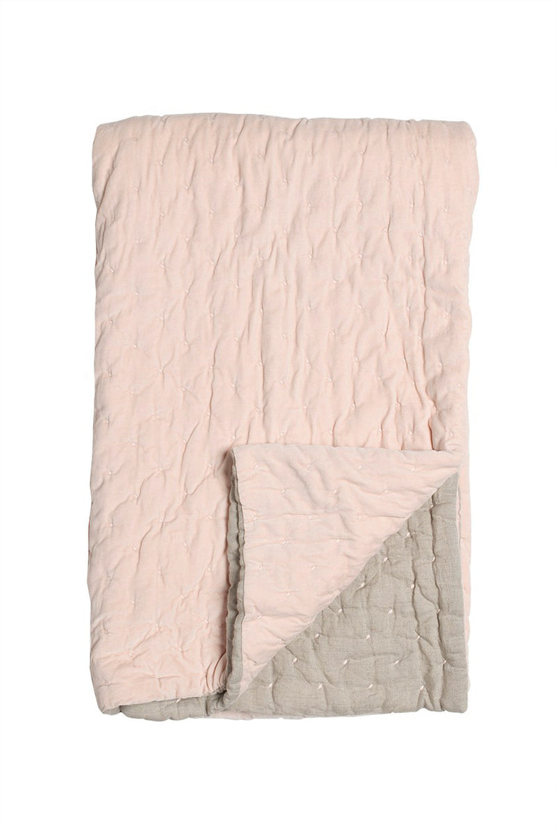 Velvet Linen Bedspread