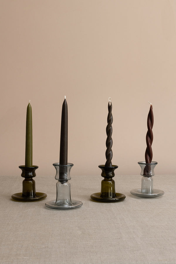 Porta Candele Piccolo Candle Holder Smoky