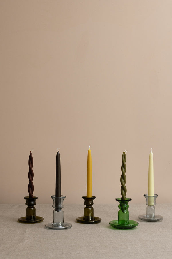 Porta Candele Piccolo Candle Holder Smoky