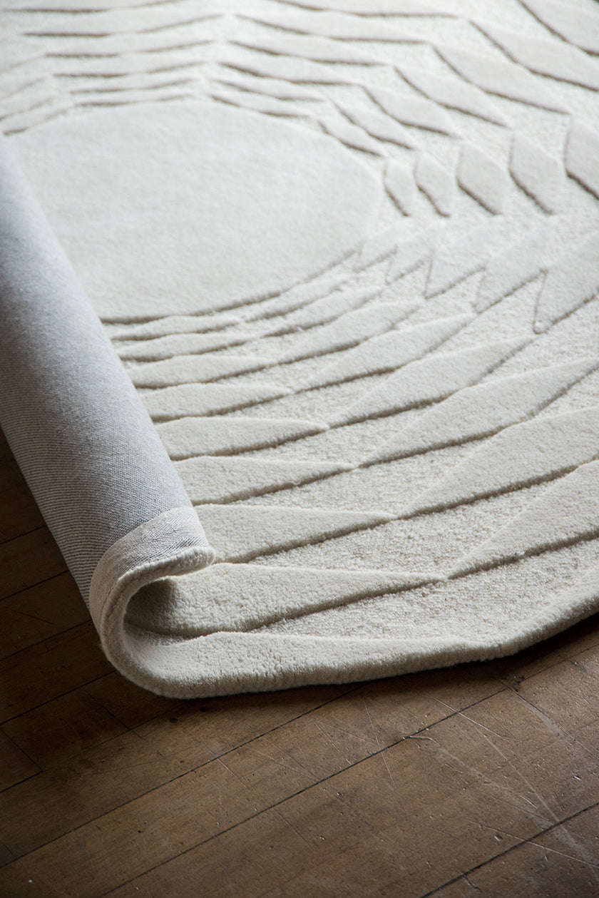 Made to order Customised Polygon Rug by textile designer Niki Jones
