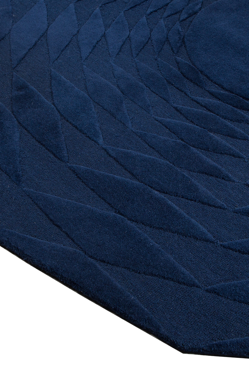 Made to order Customised Polygon Rug by textile designer Niki Jones