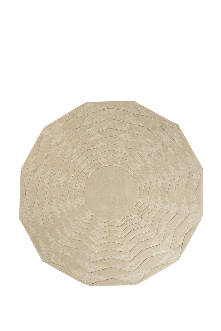 Made to order Customised Polygon Rug by textile designer Niki Jones