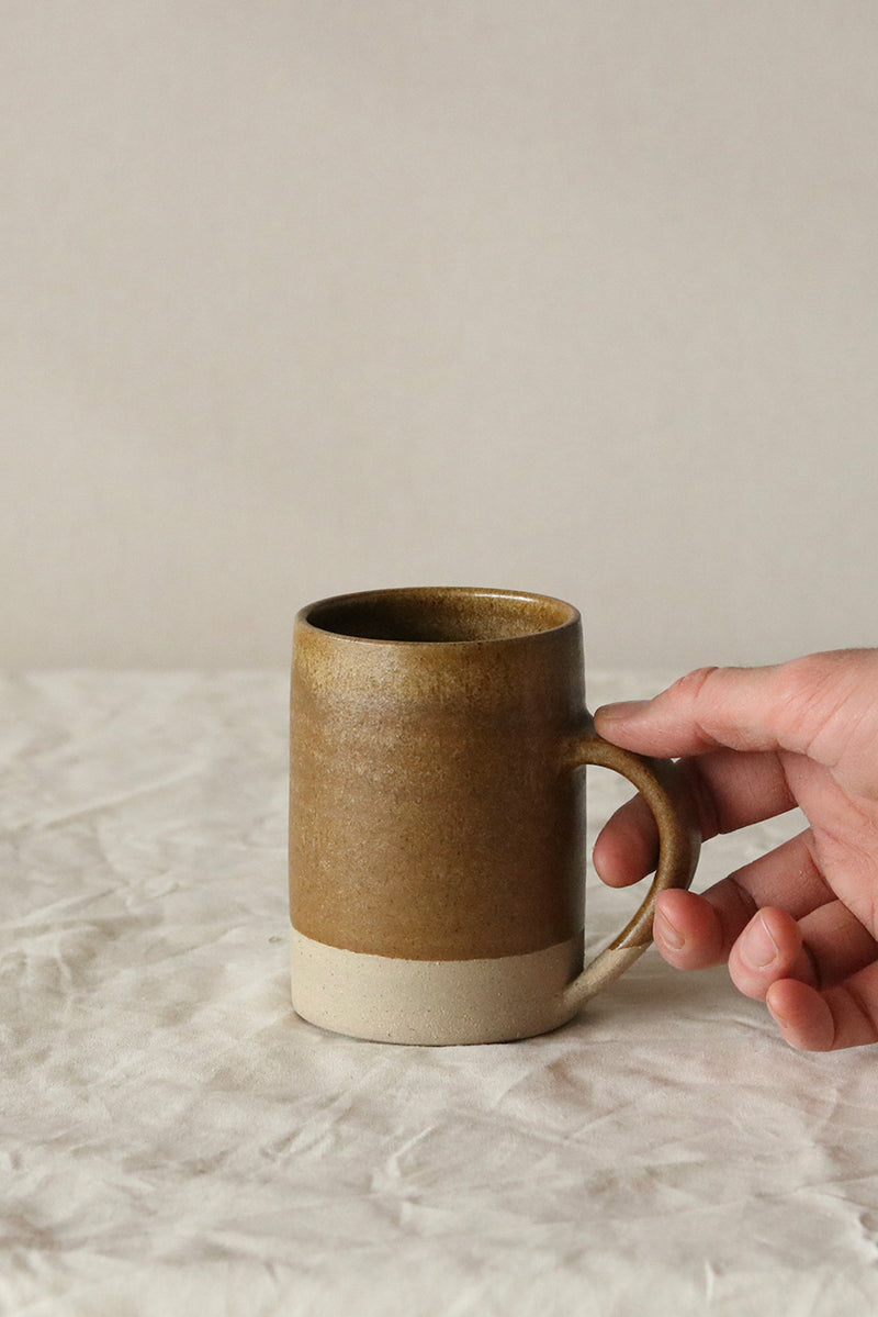 Pottery West Tall Mug - Ochre