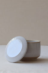 Lidded Jar - Tin White