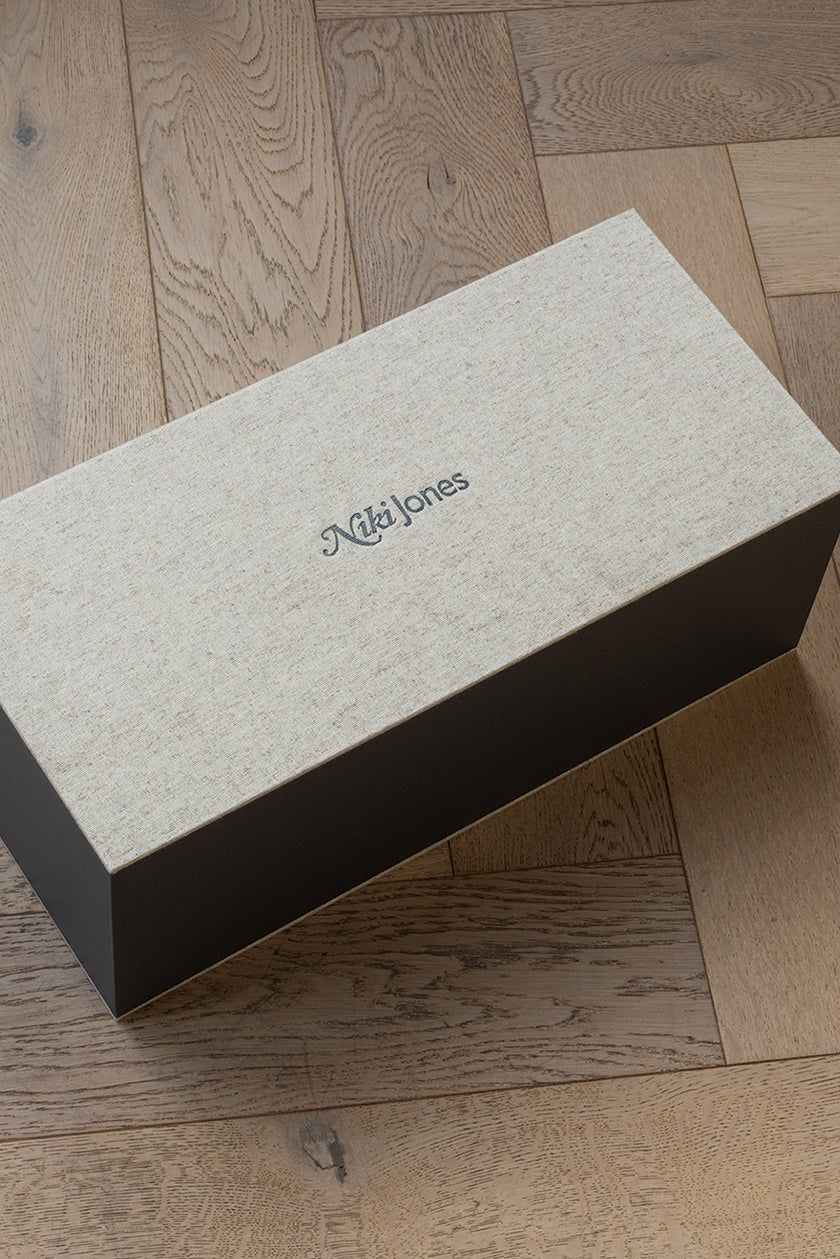 Premier Rug Box Rug Presentation Box for interior designers by Niki Jones