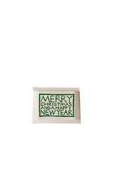 Set of Christmas Gift Tags Greens
