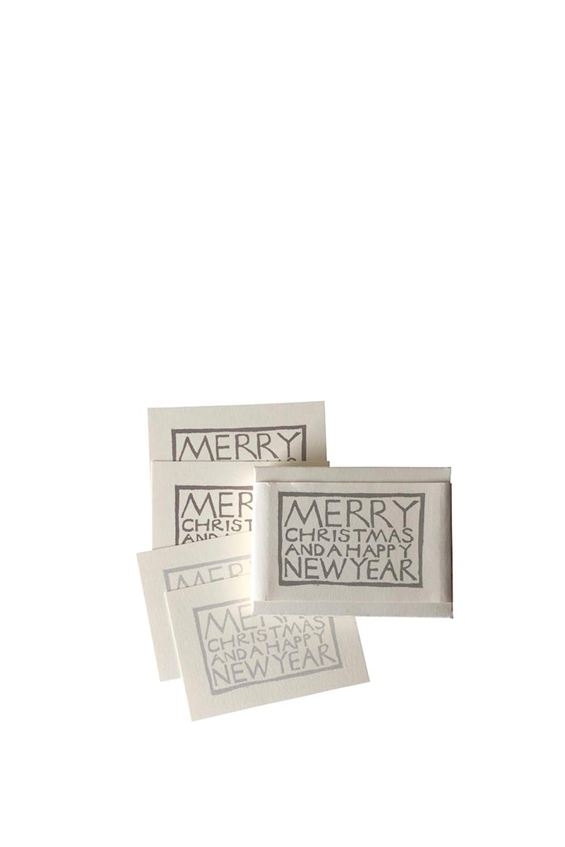 Set of Christmas Gift Tags Grey