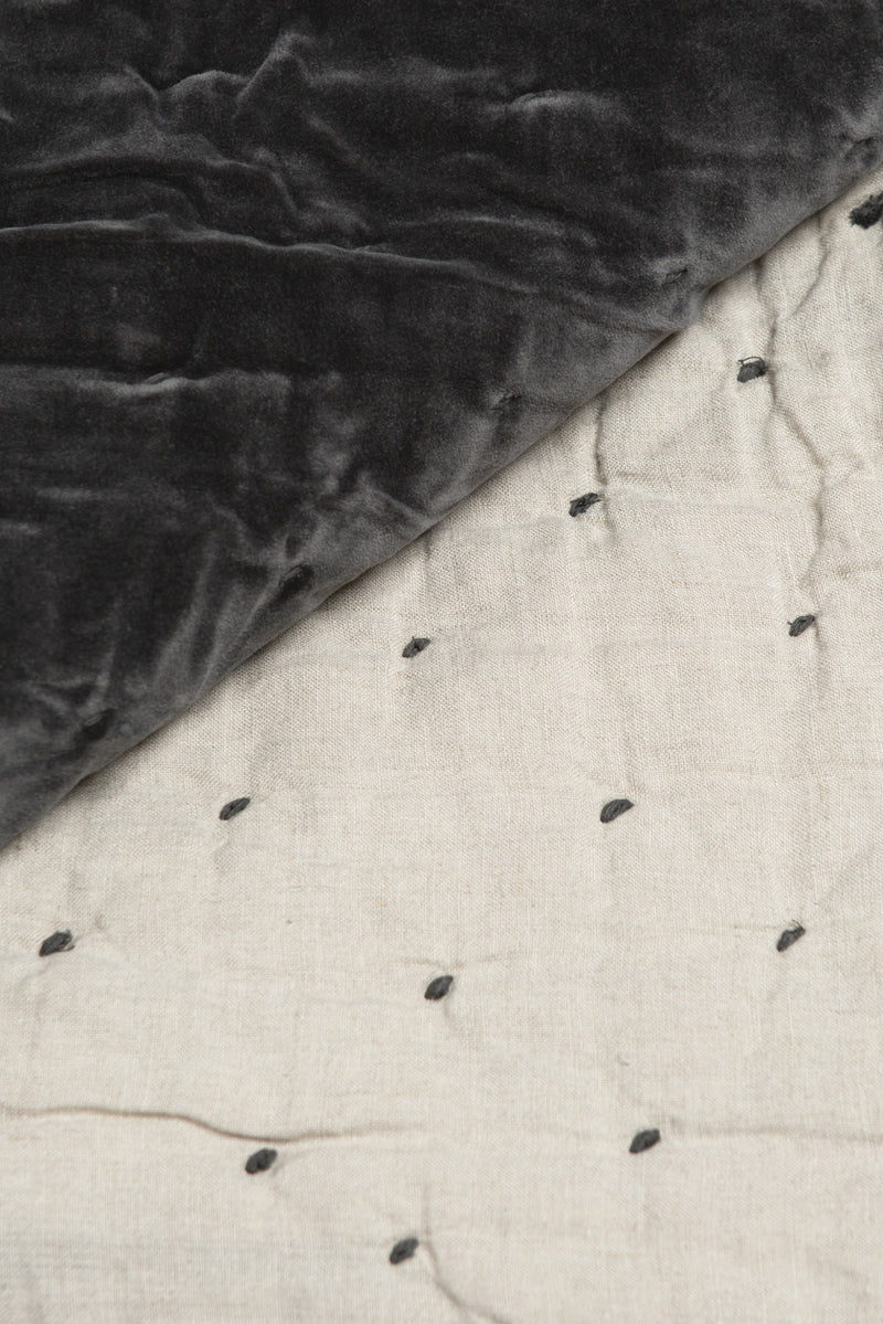Velvet Linen Bedspread