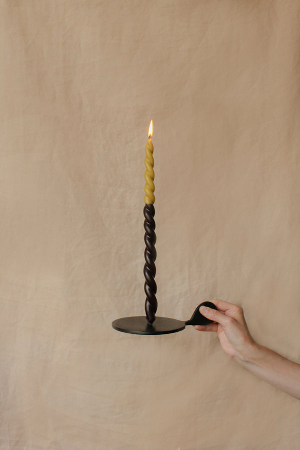 Wax Atelier Double-Dipped Long Twisted Candle