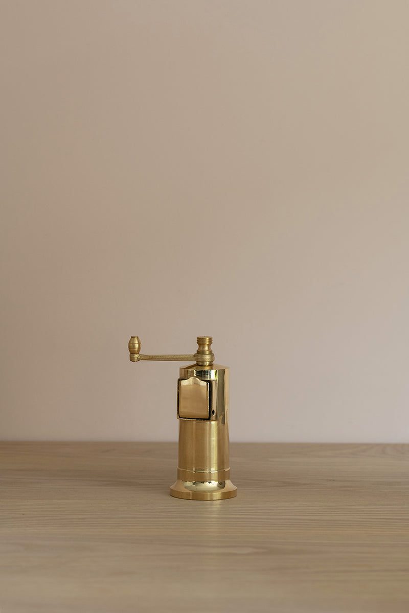 Brushed Brass Pepper Mill
