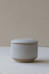 Lidded Jar - Tin White